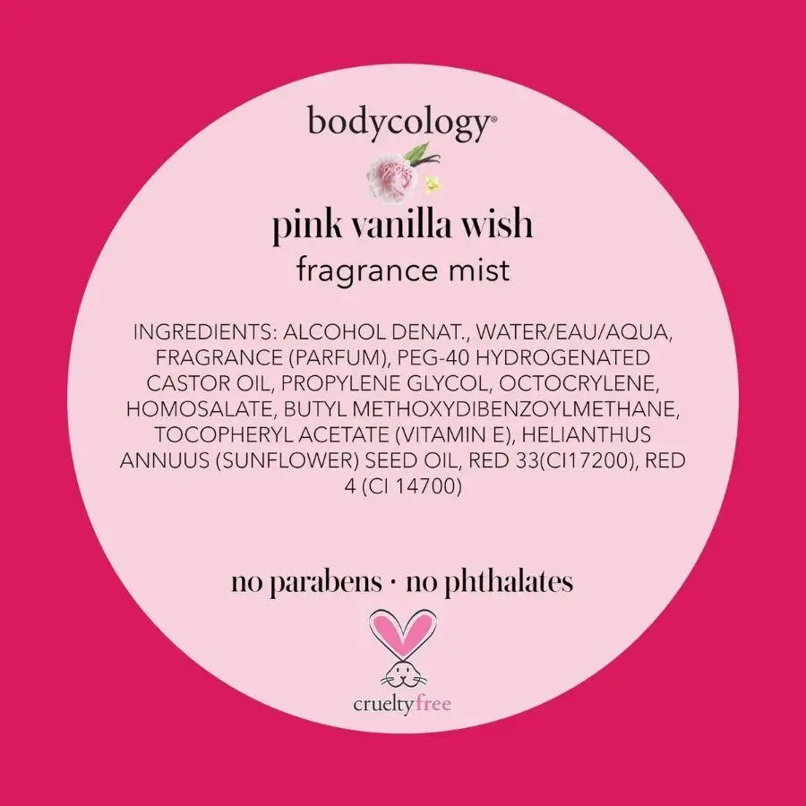 Bodycology Pink Vanilla Wish Fragrance Mist Çiçeksi Kadın Vücut Spreyi - 6