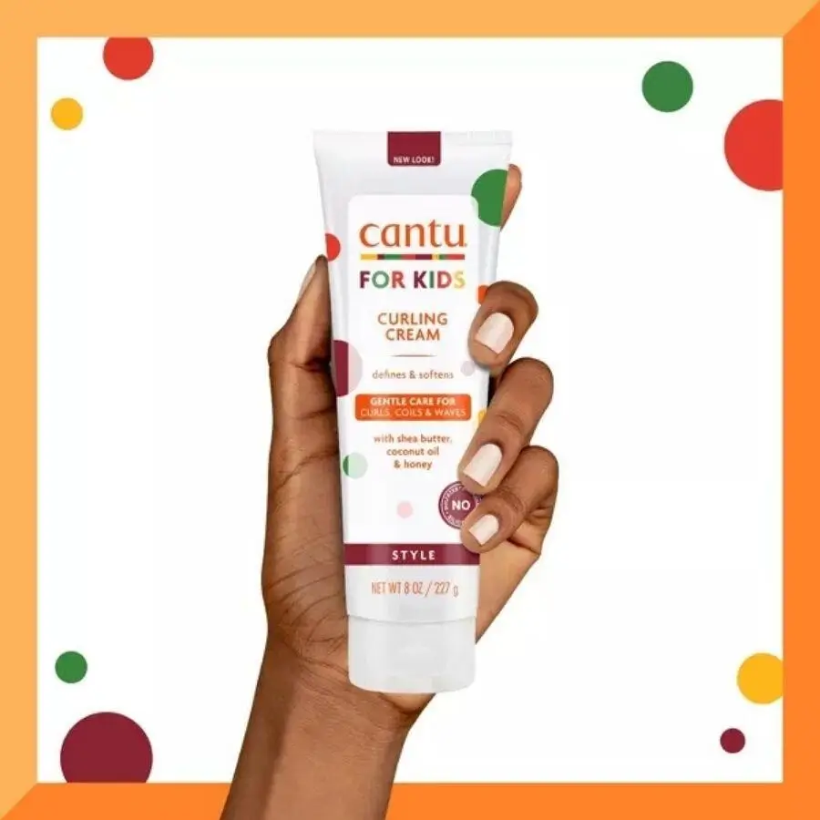 Cantu Kids Kıvırcık ve Dalgalı Saçlı Çocuklar için Bukle Belirginleştirici Saç Kremi 227 gr - 2