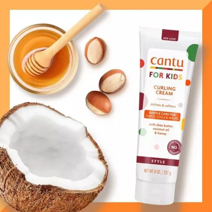 Cantu Kids Kıvırcık ve Dalgalı Saçlı Çocuklar için Bukle Belirginleştirici Saç Kremi 227 gr - 3