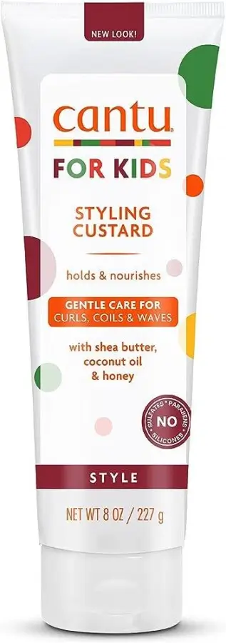 Cantu Kids Kıvırcık ve Dalgalı Saçlı Çocuklar Saç Şekillendirici Ballı Krem 227 gr - 1