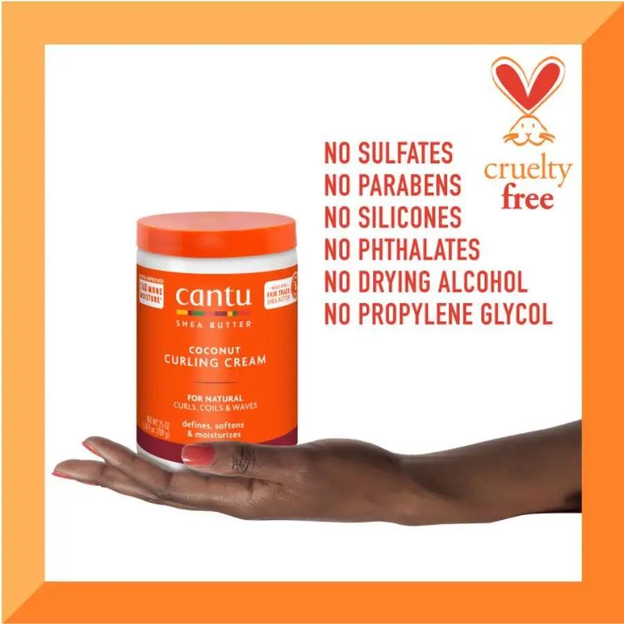 Cantu Hindistancevizli Bukle Yapıcı Saç Kremi 709 gr Kıvrıcık, Dalgalı Saç - 2