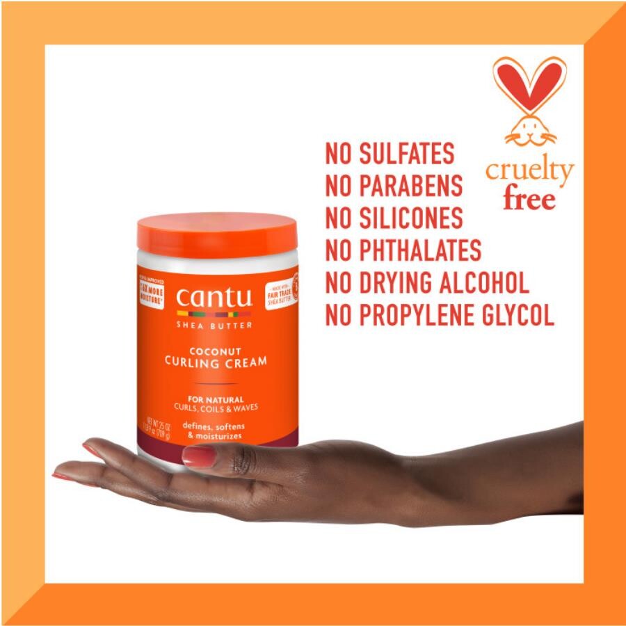 Cantu Hindistancevizli Bukle Yapıcı Saç Kremi 709 gr Kıvrıcık, Dalgalı Saç - 2