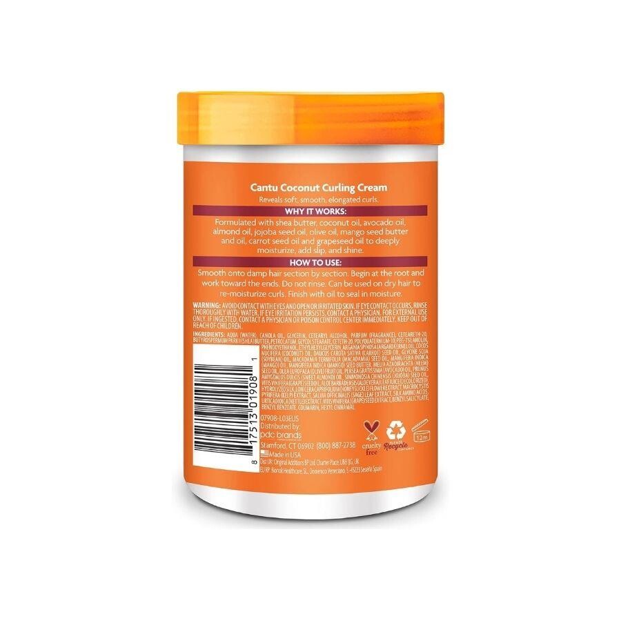 Cantu Hindistancevizli Bukle Yapıcı Saç Kremi 709 gr Kıvrıcık, Dalgalı Saç - 3