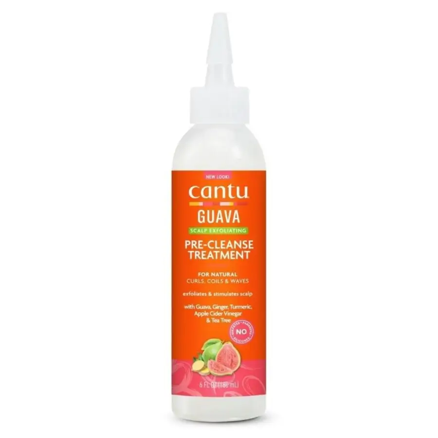 Cantu Guava & Ginger Kıvırcık ve Dalgalı Saçlar için Saç Derisi Arındırıcı Ön Temizleme Bakımı 180ml - 1