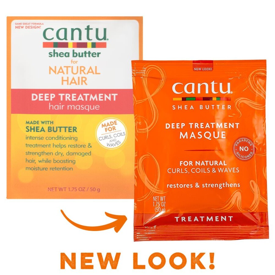 Cantu Kıvırcık ve Dalgalı Saçlar Yoğun Onarıcı Derin Saç Bakım Maskesi 42 gr - 1