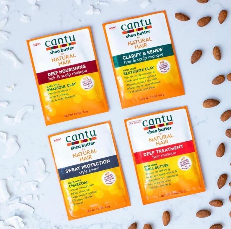Cantu Kıvırcık ve Dalgalı Saçlar Yoğun Onarıcı Derin Saç Bakım Maskesi 42 gr - 2