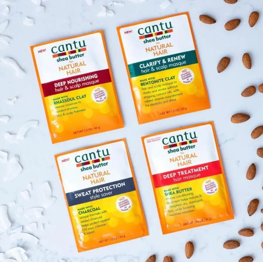 Cantu Kıvırcık ve Dalgalı Saçlar Temizleyici ve Yenileyici Saç Derisi Maskesi 42 gr - 3