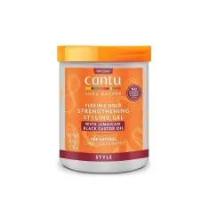 Cantu Kıvırcık, Dalgalı Saçlar Esnek Tutuşlu Şekillendirici Saç Jölesi 524g – Jamaican Hint Yağı İçerikli - Cantu