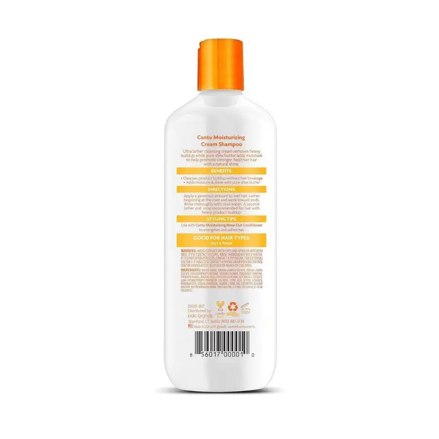 Cantu Shea Yağı Nemlendirici Krem Şampuan 400ml - 2