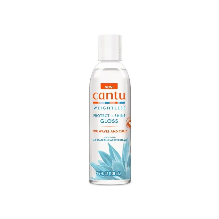 Cantu Weightless Ağırlaştırmayan Isı Koruyucu ve Parlaklık Veren Saç Serumu - Dalgalı ve Kıvırcık Saçlar 100 mL - 1