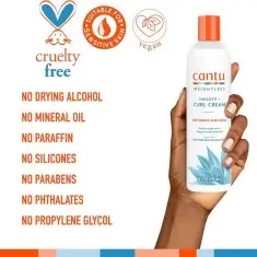 Cantu Weightless Ağırlaştırmayan Kıvırcık, Dalgalı Saçla Bukle Belirginleştirici Krem 295mL - 5