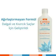 Cantu Weightless Ağırlaştırmayan Saç Kremi 400 mL- Kıvırcık ve Dalgalı Saçlar İçin - 2