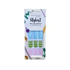 Elegant Touch Classic Tırnak Sticker Seti - 3'lü Renkli Tırnak Süsü - Elegant