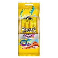 Wilkinson Sword Extra 3 Beauty Sun Kadın Kullan At Tıraş Bıçağı 4 Adet - Wilkinson Sword