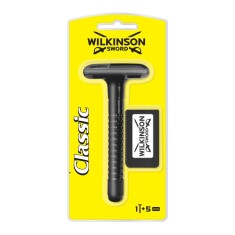 Wilkinson Sword Klasik Erkek Tıraş Bıçağı Makinesi ve 5 Yedek Bıçak - Wilkinson Sword