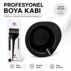 Monalady Profesyonel Saç Boya Fırçası ve Boya Kabı Seti - 4
