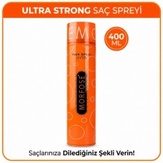 Morfose Ultra Strong Saç Spreyi 400 ml – Ultra Güçlü Tutuş - Morfose