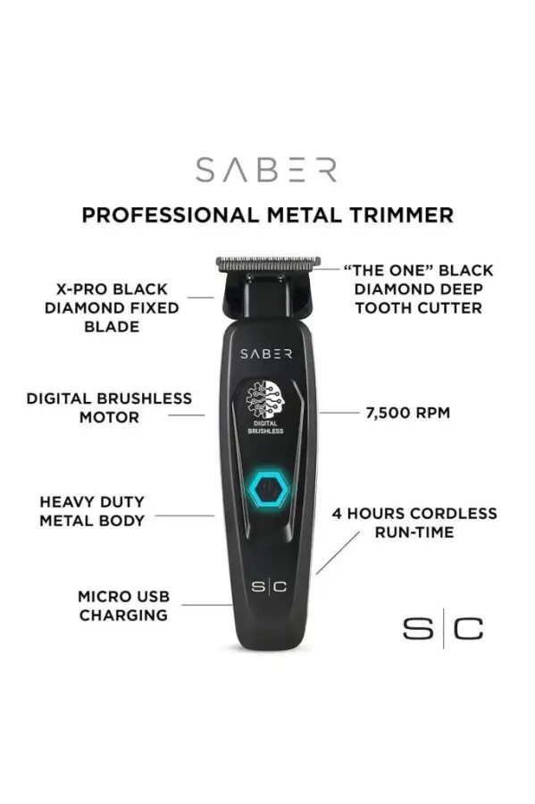 SC StyleCraft Saber Tıraş Makinesi Siyah - 2