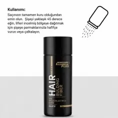 Softto Plus Saç Dolgunlaştırıcı Fiber Siyah 50 gr - 3