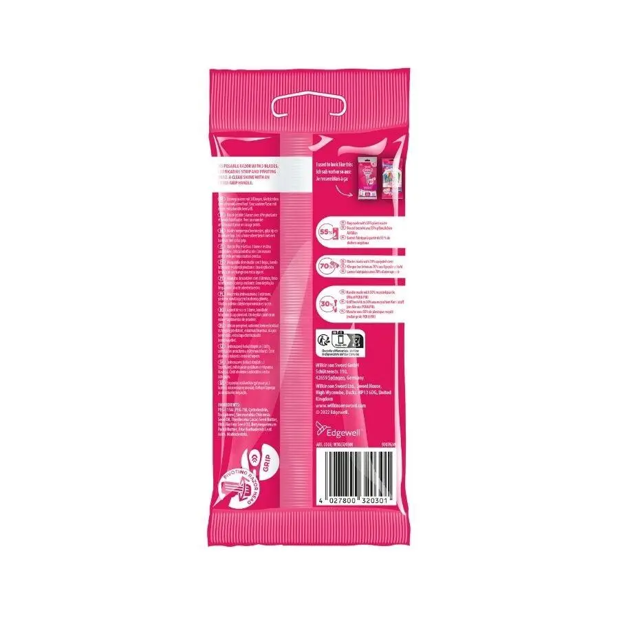 Wilkinson Extra 3 Beauty Kadın Kullan At Tıraş Bıçağı 4 Adet - 2