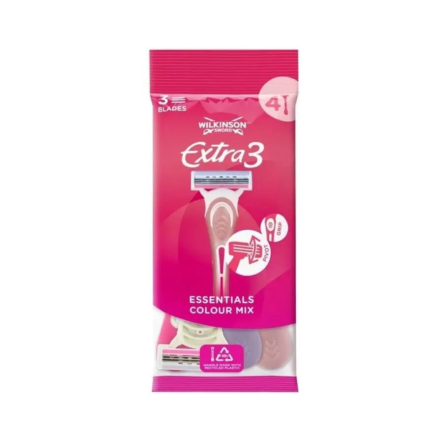 Wilkinson Sword Ekstra 3 Beauty Kadın Kullan At Tıraş Bıçağı 2 Paket- 8 Adet - 2