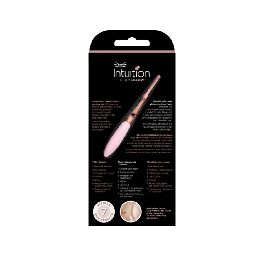 Wilkinson Sword Intuition Dermaglow Dermaplaning Kadın Yüz Tıraş Bıçağı, Ustura - 2