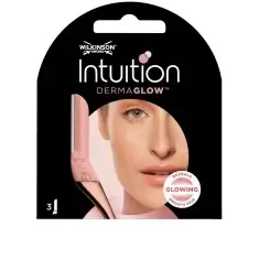 Wilkinson Sword Intuition Dermaglow Kadın Yüz Usturası 3 Yedek Başlığı - Wilkinson Sword