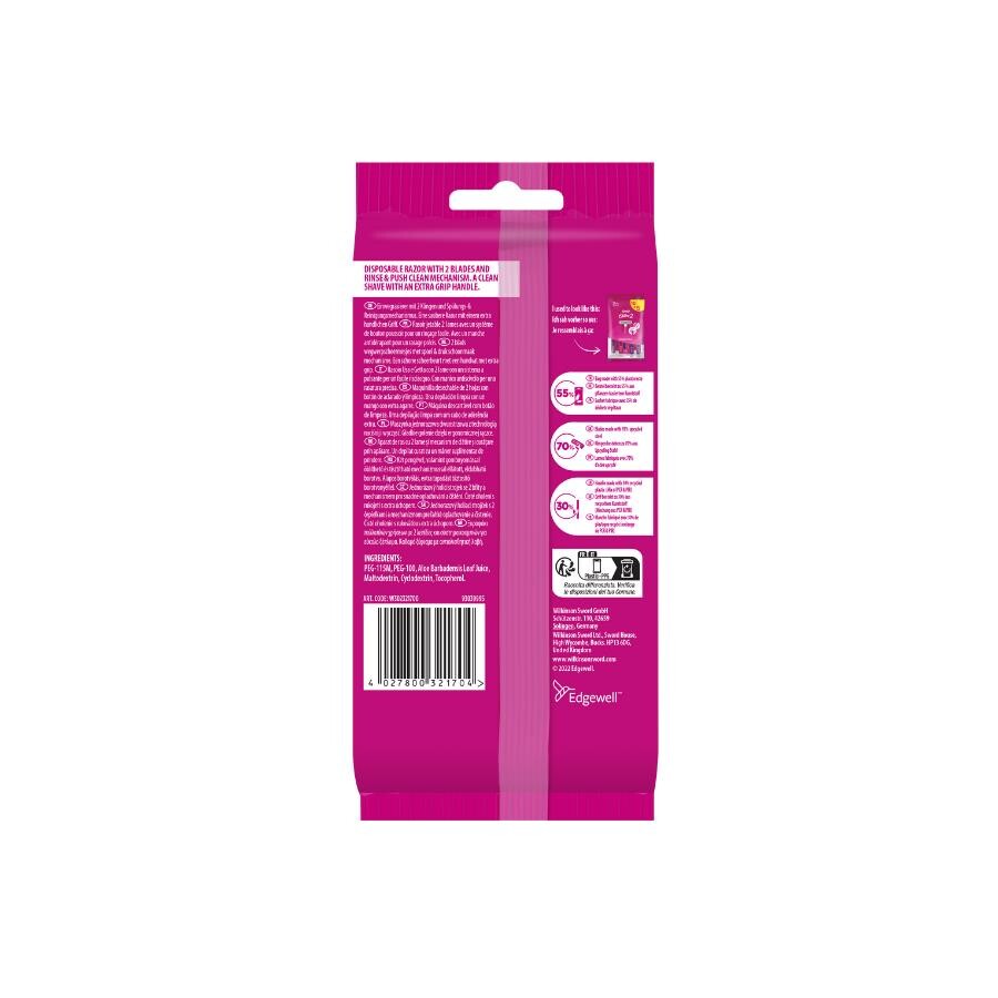Wilkinson Sword Intuition Essentials Extra 2 Kadın Çift Bıçaklı Tıraş Bıçağı - 10+5 Paket - 2