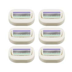 Wilkinson Sword Intuition Sensitive Care Kendinden Sabunlu Kadın Tıraş Bıçağı Kartuşu | XXL 6 Yedek Başlık - 3