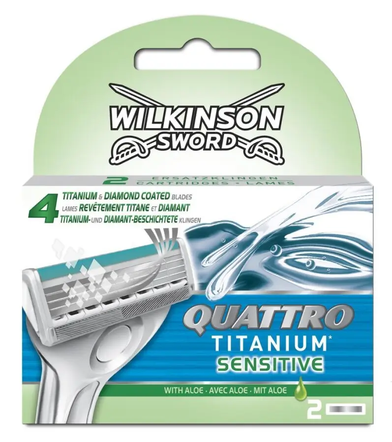 Toptan Wilkinson Sword Quattro Titanium Sensitive 2 Yedek Kartuş - 1