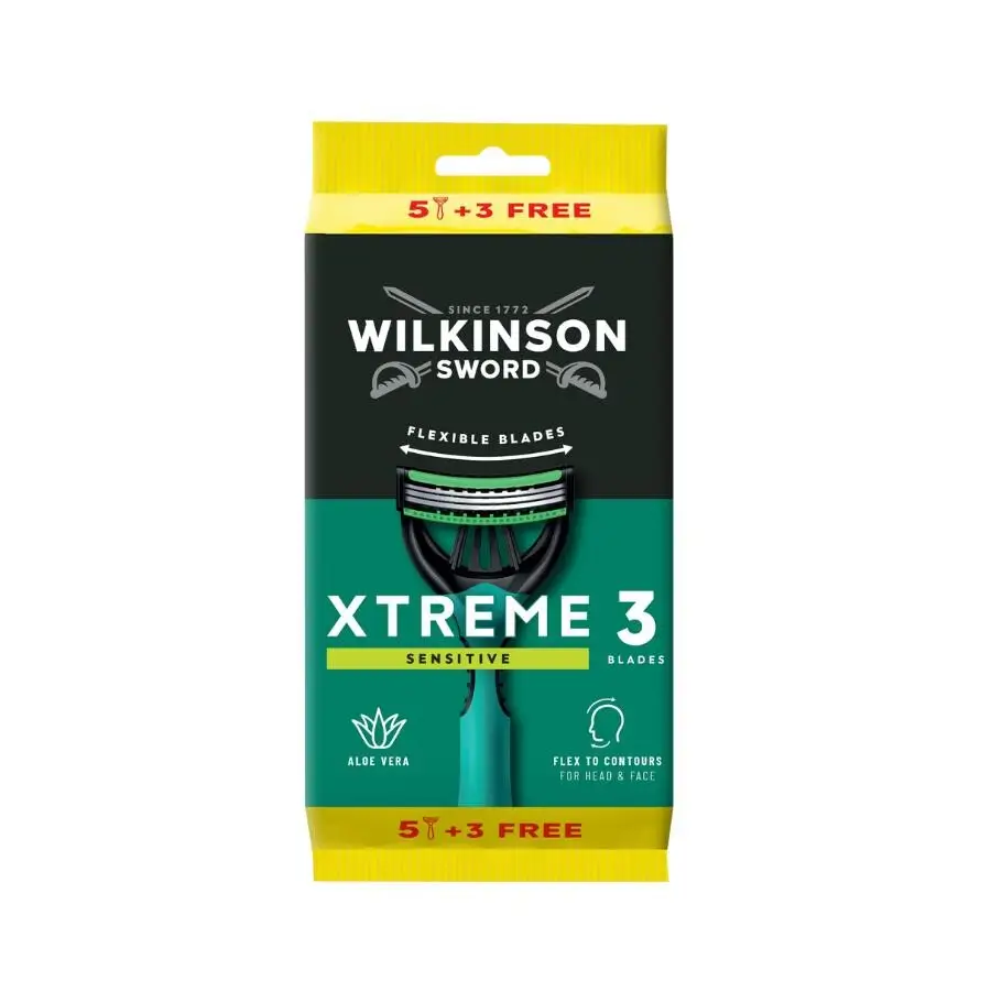 Wilkinson Sword Xtreme 3 Erkek Tıraş Bıçağı - 5+3 - 1