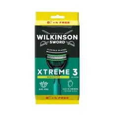 Wilkinson Sword Xtreme 3 Sensitive 8+4 Adet Erkek Tıraş Bıçağı- Hassas Ciltler - Wilkinson Sword